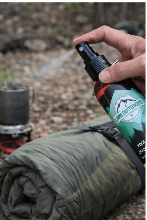 Lumi Outdoors Shoe Deodorizer & Foot Powder Lemon Eucalyptus - Timberline Co.